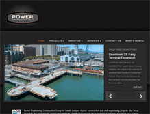 Tablet Screenshot of powerengconstruction.com